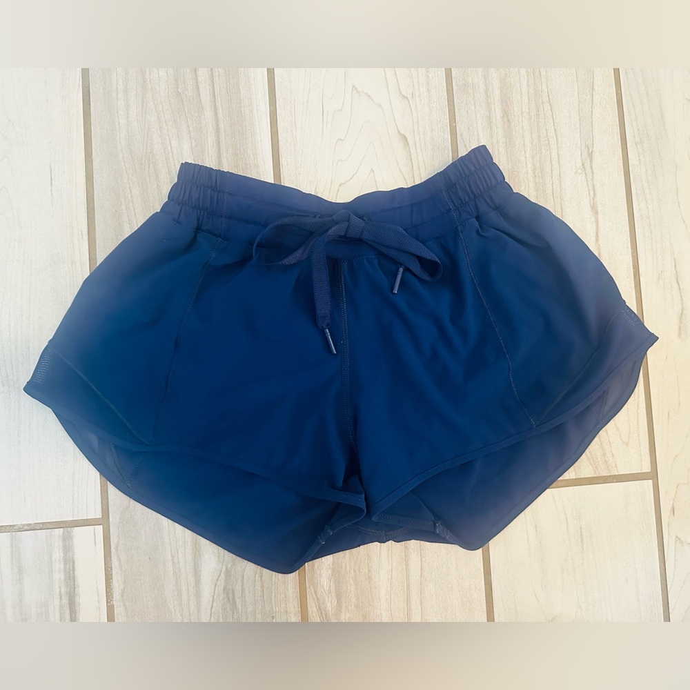 Lululemon, Hotty Hot Shorts, Midnight Navy, 6